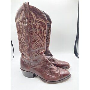 Thieves Market Men's Western Cowboy Boots 9.5" Burgundy